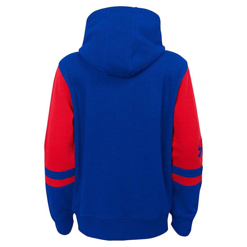 Royal Philadelphia 76ers Preschool Straight To The League Full-Zip Hoodie | NBA