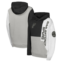 Black San Antonio Spurs Youth Splash Pullover Hoodie | NBA