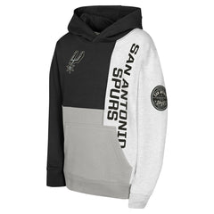 Black San Antonio Spurs Youth Splash Pullover Hoodie | NBA