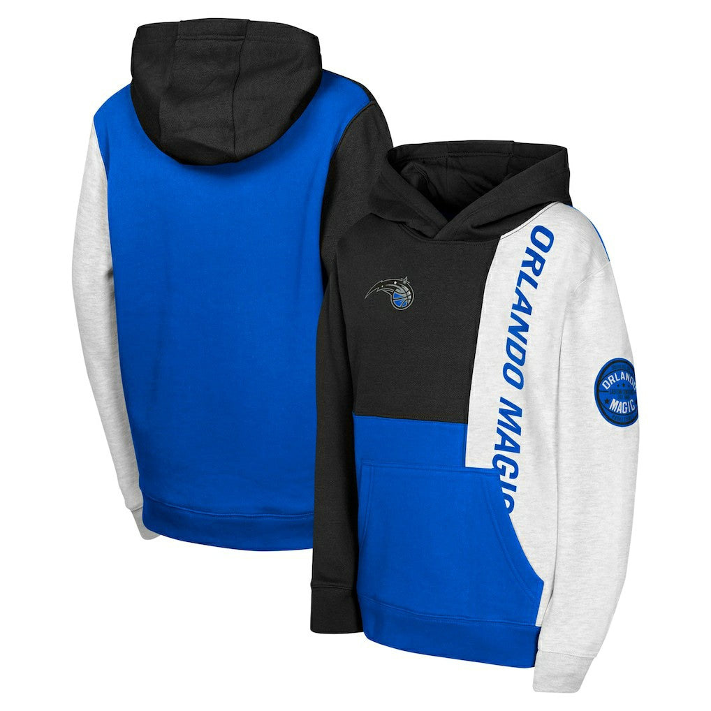 Black Orlando Magic Youth Splash Pullover Hoodie | NBA