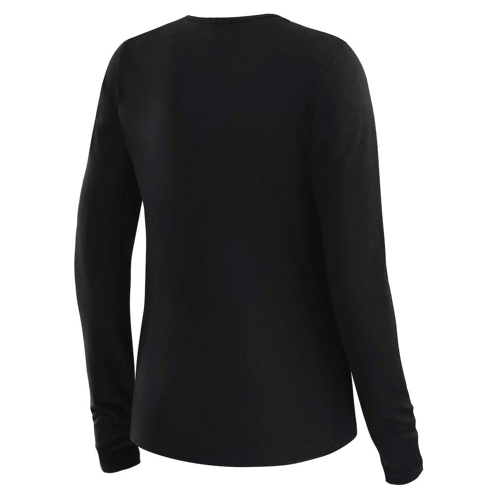 Washington Commanders WEAR by Erin Andrews x Gracie Hunt Women's Mesh Panel Long Sleeve T-Shirt | NFL Online