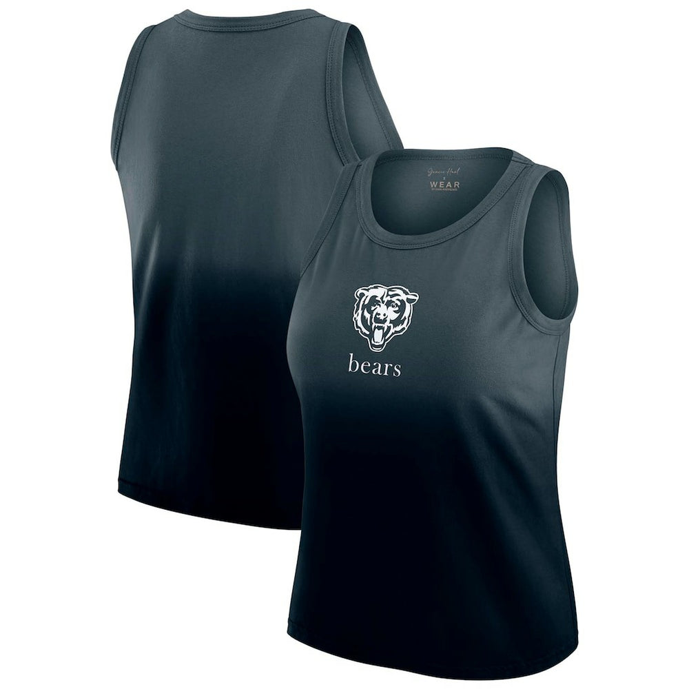 Chicago Bears WEAR by Erin Andrews x Gracie Hunt Women's Ombre Tank Top | NFL Discount