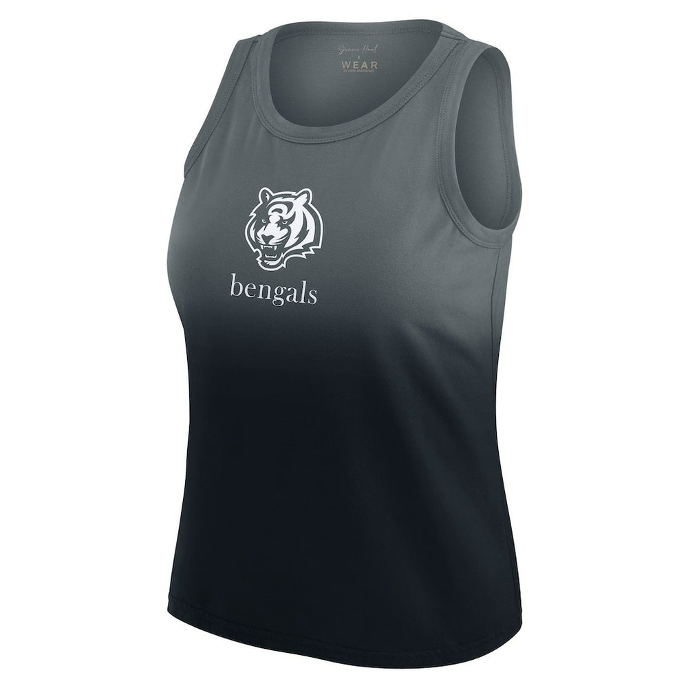 Cincinnati Bengals WEAR by Erin Andrews x Gracie Hunt Women's Ombre Tank Top | NFL Online