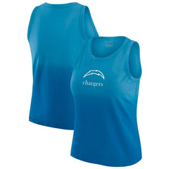 Los Angeles Chargers WEAR by Erin Andrews x Gracie Hunt Women's Ombre Tank Top | NFL US