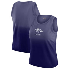 Baltimore Ravens WEAR by Erin Andrews x Gracie Hunt Women's Ombre Tank Top | NFL Outlet