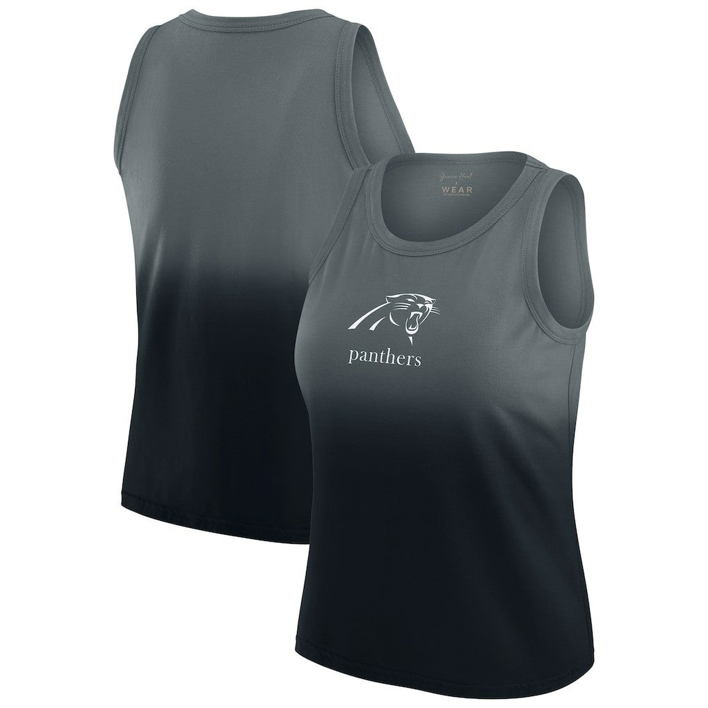 Carolina Panthers WEAR by Erin Andrews x Gracie Hunt Women's Ombre Tank Top | NFL Hot