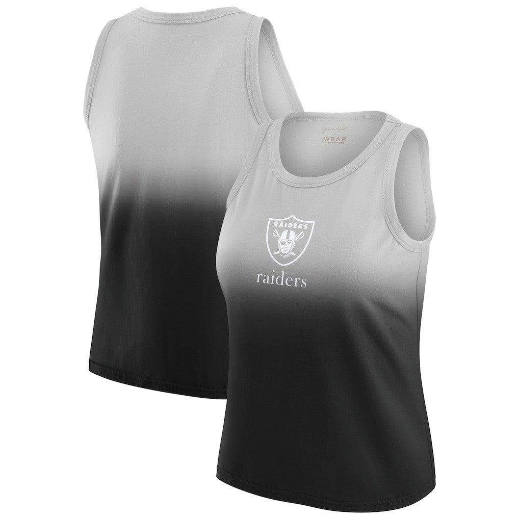 Las Vegas Raiders WEAR by Erin Andrews x Gracie Hunt Women's Ombre Tank Top | NFL Online