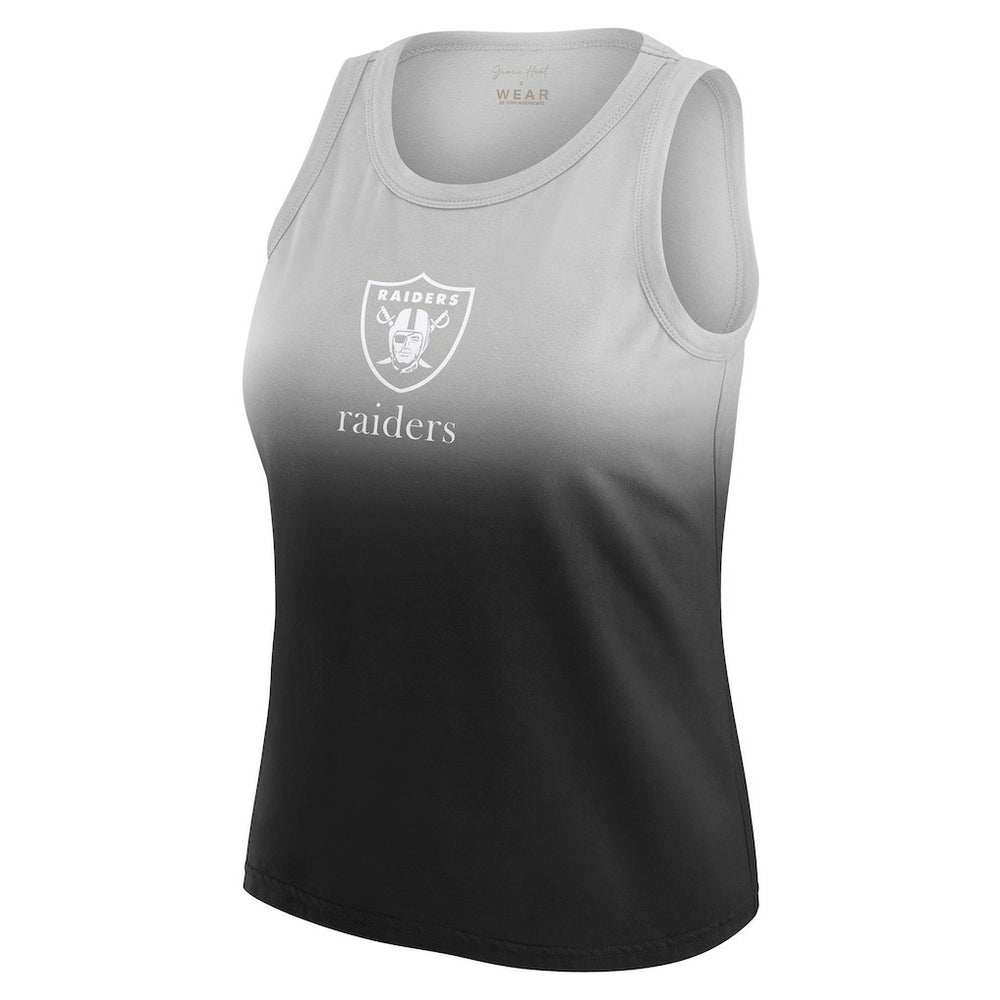 Las Vegas Raiders WEAR by Erin Andrews x Gracie Hunt Women's Ombre Tank Top | NFL Online