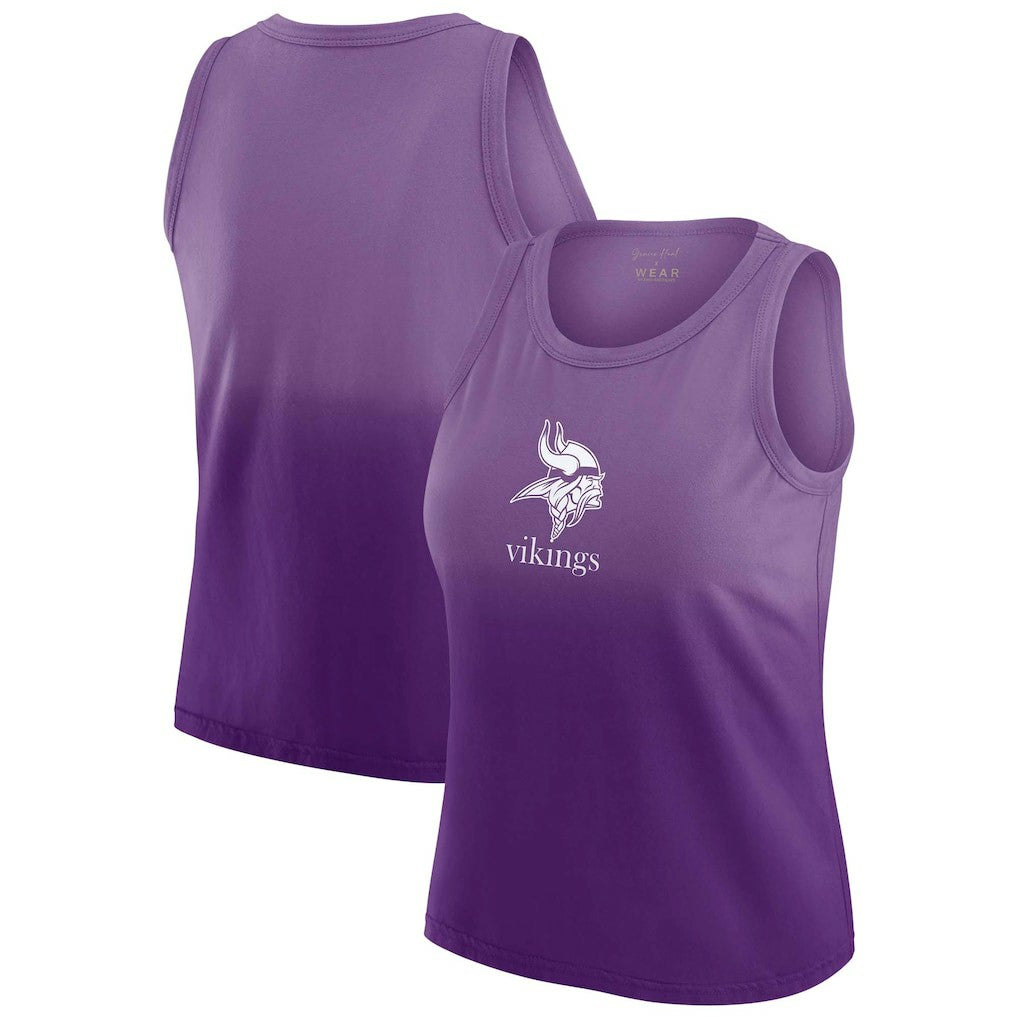 Minnesota Vikings WEAR by Erin Andrews x Gracie Hunt Women's Ombre Tank Top | NFL Near me