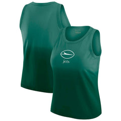 New York Jets WEAR by Erin Andrews x Gracie Hunt Women's Ombre Tank Top | NFL Hot