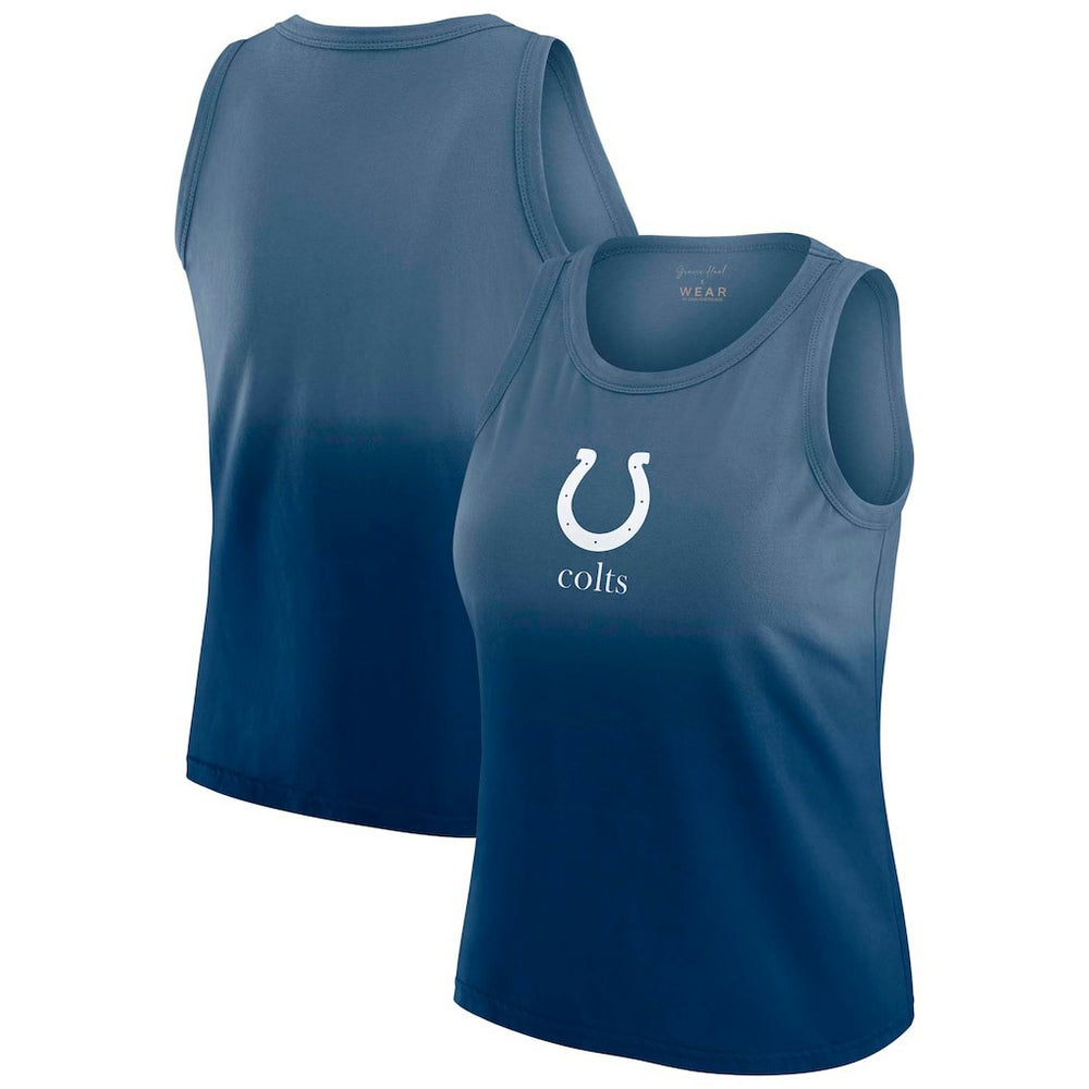 Indianapolis Colts WEAR by Erin Andrews x Gracie Hunt Women's Ombre Tank Top | NFL Sale