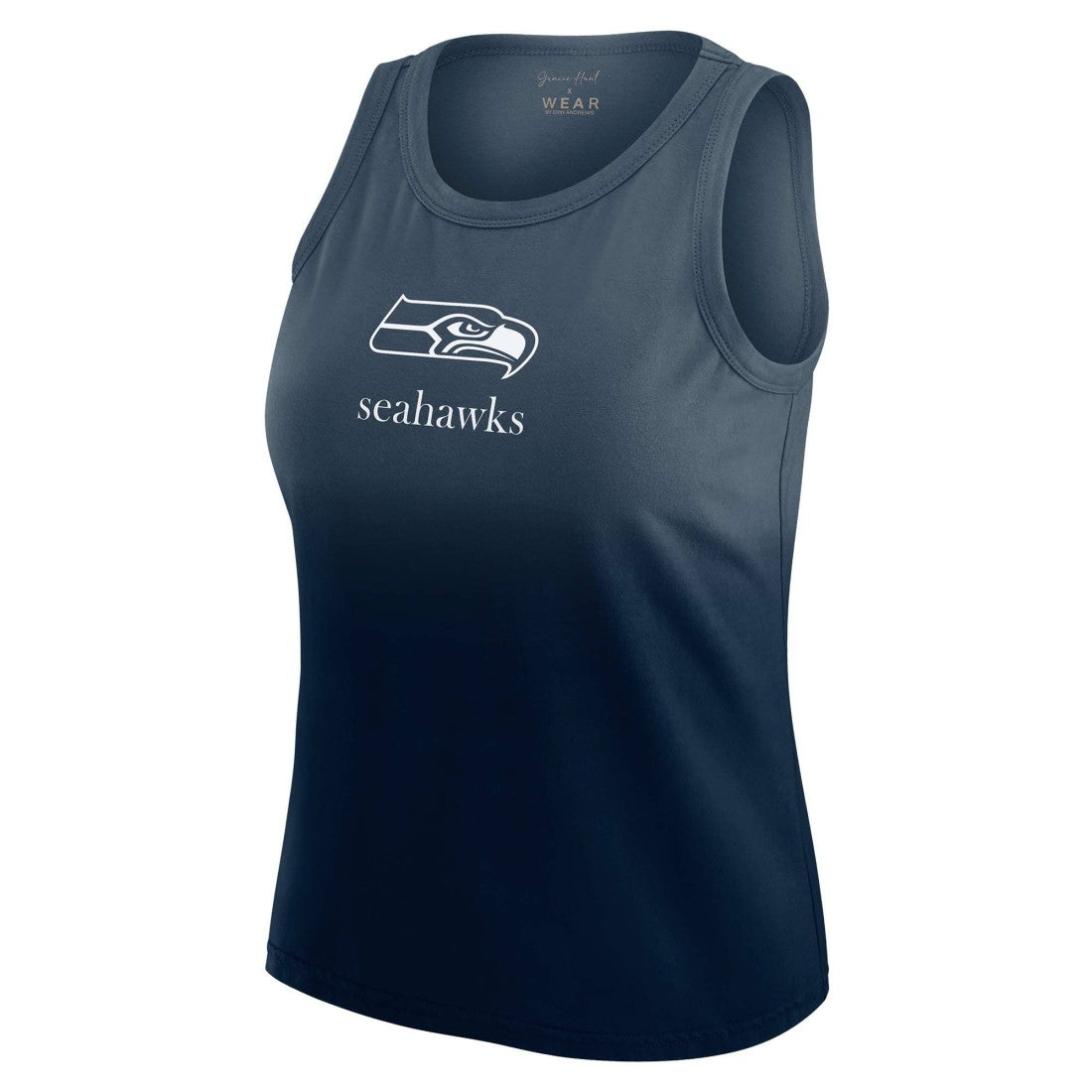 Seattle Seahawks WEAR by Erin Andrews x Gracie Hunt Women's Ombre Tank Top | NFL US