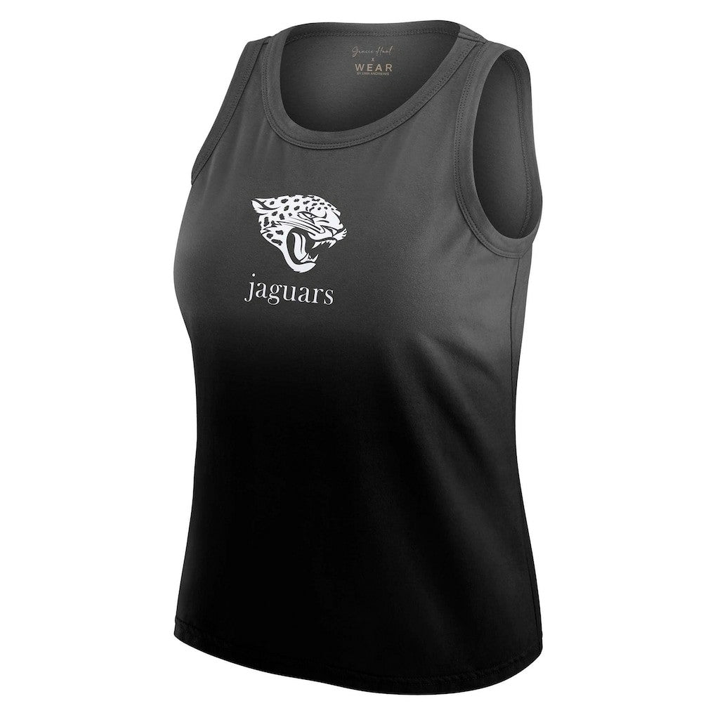 Jacksonville Jaguars WEAR by Erin Andrews x Gracie Hunt Women's Ombre Tank Top | NFL Online