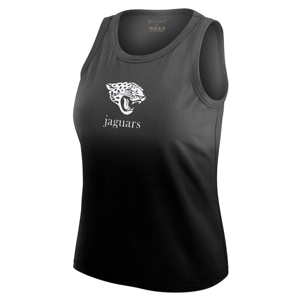 Jacksonville Jaguars WEAR by Erin Andrews x Gracie Hunt Women's Ombre Tank Top | NFL Online