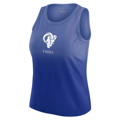 Los Angeles Rams WEAR by Erin Andrews x Gracie Hunt Women's Ombre Tank Top | NFL On sale