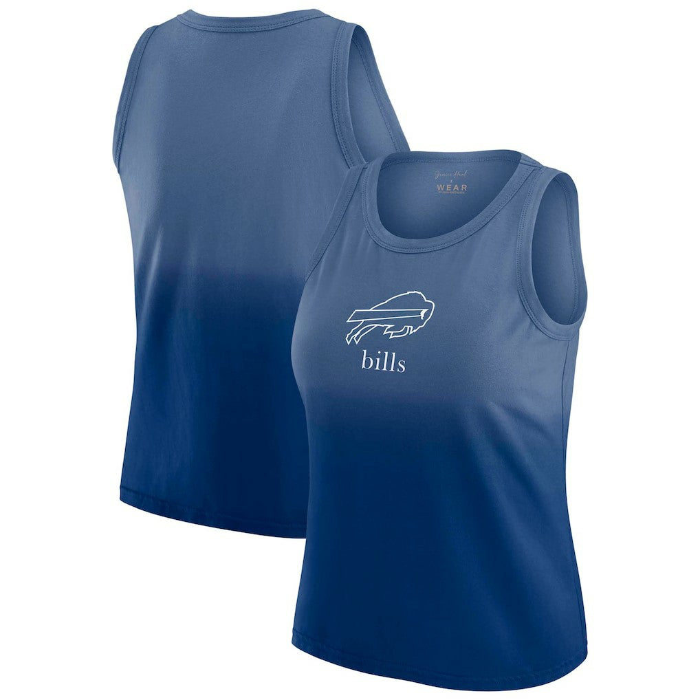 Buffalo Bills WEAR by Erin Andrews x Gracie Hunt Women's Ombre Tank Top | NFL Hot