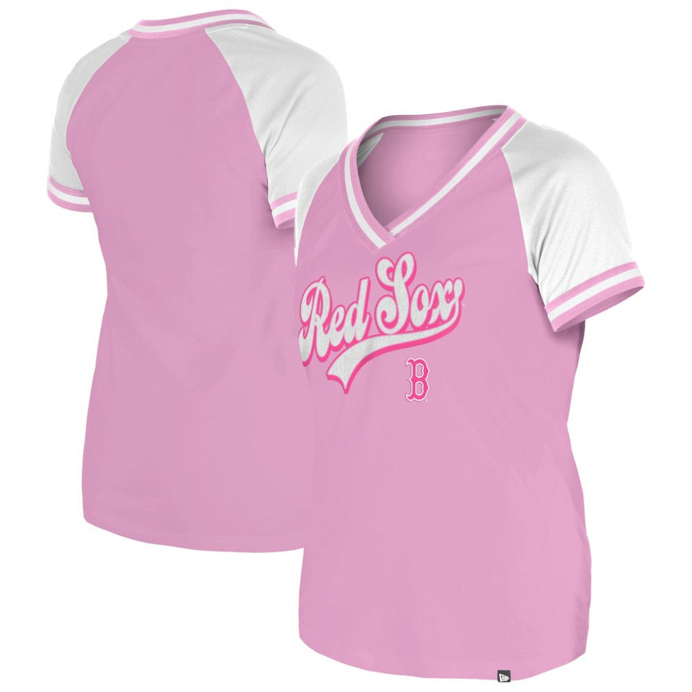 Boston Red Sox New Era Women's Gameday V-Neck T-Shirt - MLB T-shirts