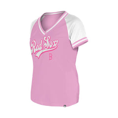 Boston Red Sox New Era Women's Gameday V-Neck T-Shirt - MLB T-shirts