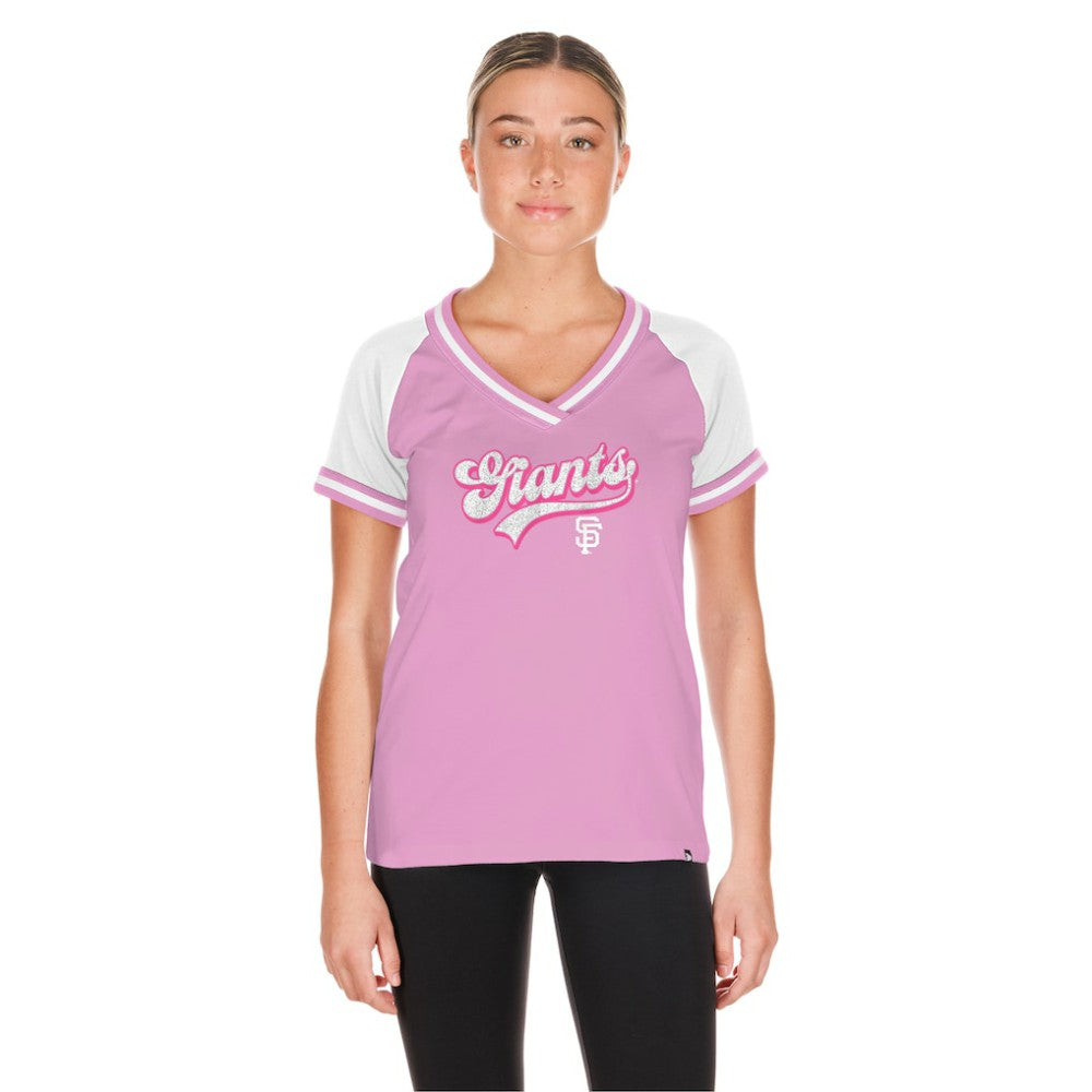 San Francisco Giants New Era Women's Gameday V-Neck T-Shirt - MLB T-shirts