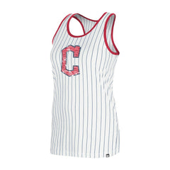 Cleveland Guardians New Era Women's Gameday Pinstripe Tank Top - MLB Tanks