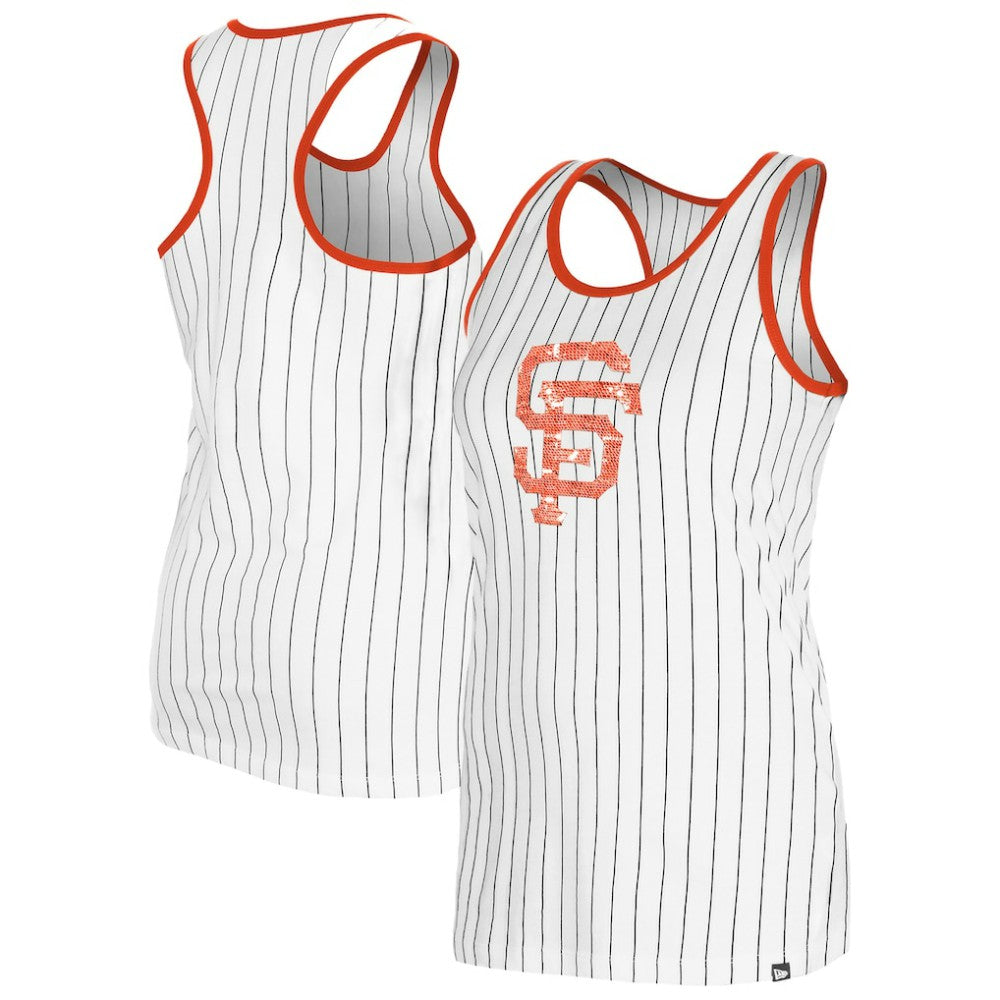 San Francisco Giants New Era Women's Gameday Pinstripe Tank Top - MLB Tanks