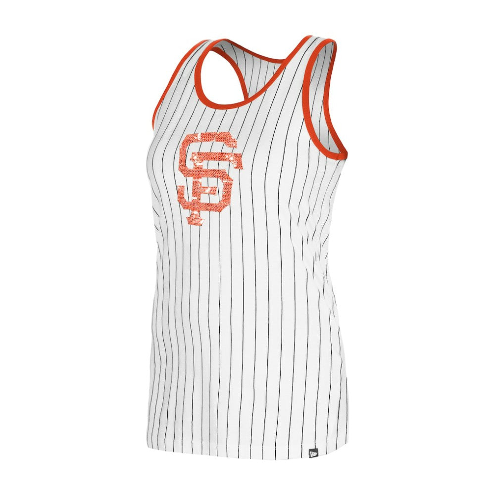 San Francisco Giants New Era Women's Gameday Pinstripe Tank Top - MLB Tanks