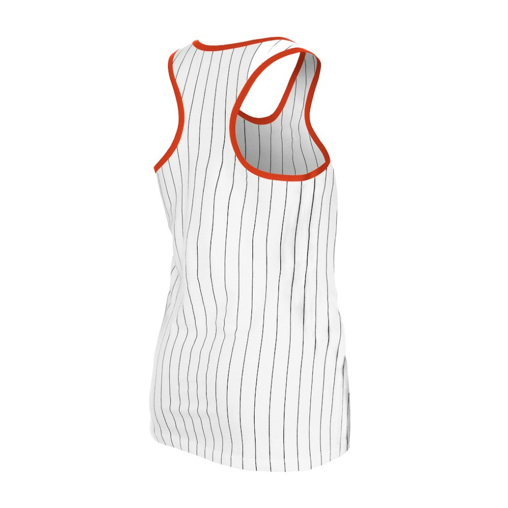 San Francisco Giants New Era Women's Gameday Pinstripe Tank Top - MLB Tanks