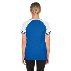 Toronto Blue Jays New Era Women's Gameday Raglan V-Neck T-Shirt - MLB T-shirts
