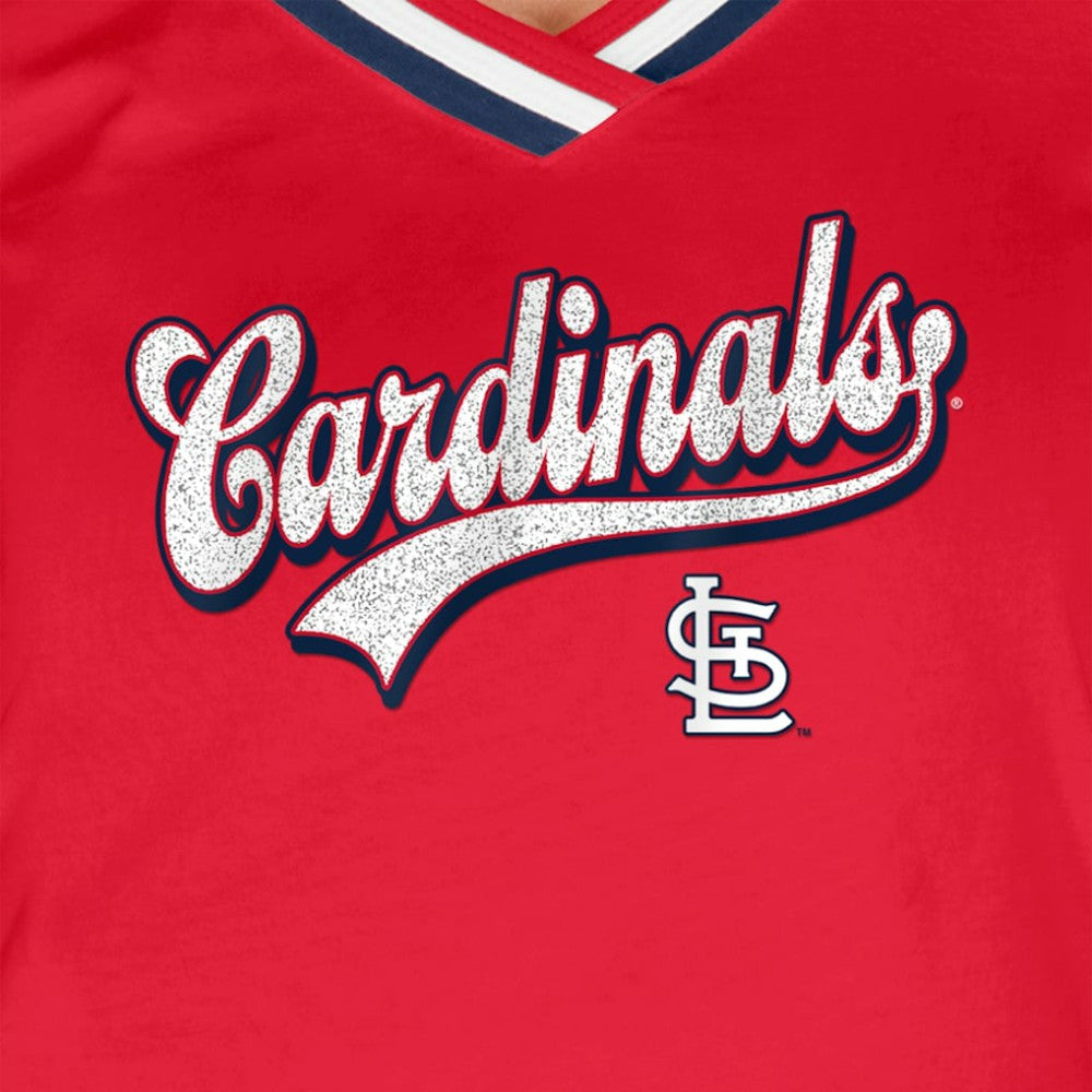 St. Louis Cardinals New Era Women's Gameday Raglan V-Neck T-Shirt - MLB T-shirts