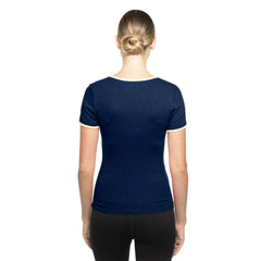 Atlanta Braves New Era Women's Throwback Lace Up T-Shirt - MLB T-shirts