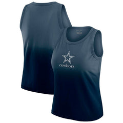 Dallas Cowboys WEAR by Erin Andrews x Gracie Hunt Women's Ombre Tank Top | NFL Hot