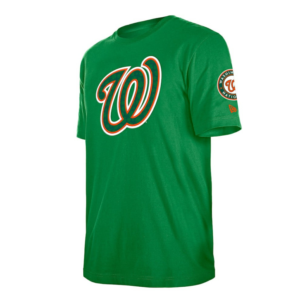 Washington Nationals New Era St. Patrick's Day Shamrock Fill T-Shirt - MLB T-shirts