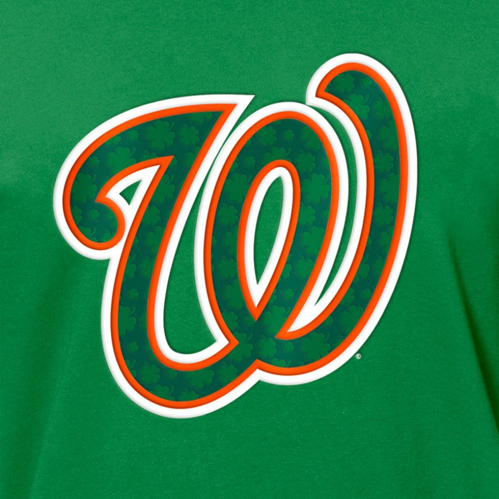 Washington Nationals New Era St. Patrick's Day Shamrock Fill T-Shirt - MLB T-shirts