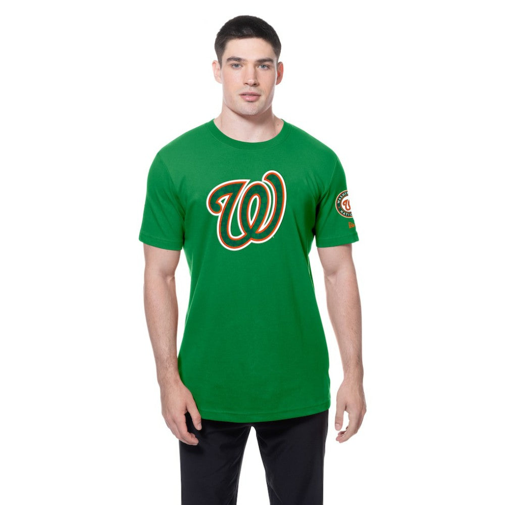 Washington Nationals New Era St. Patrick's Day Shamrock Fill T-Shirt - MLB T-shirts
