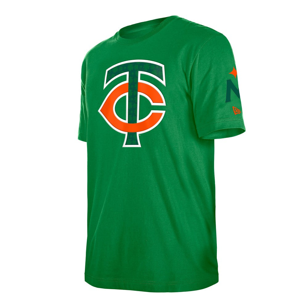 Minnesota Twins New Era St. Patrick's Day Shamrock Fill T-Shirt - MLB T-shirts