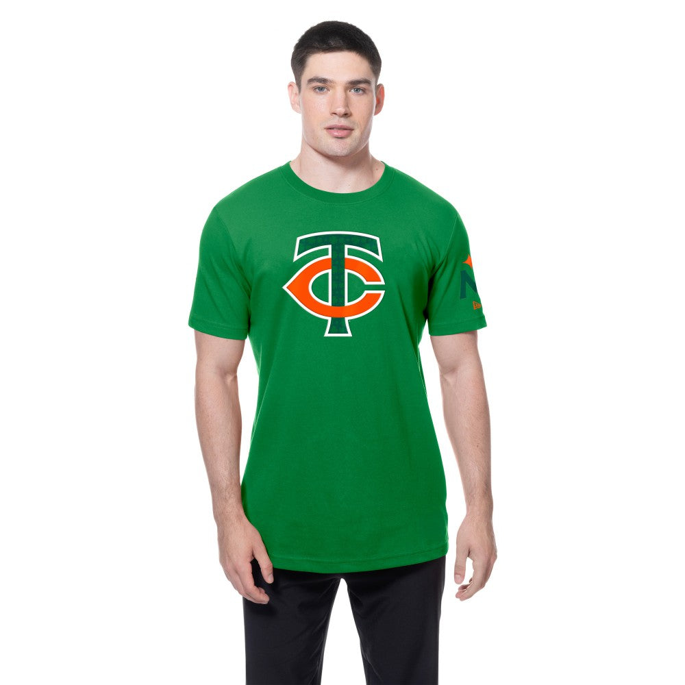 Minnesota Twins New Era St. Patrick's Day Shamrock Fill T-Shirt - MLB T-shirts