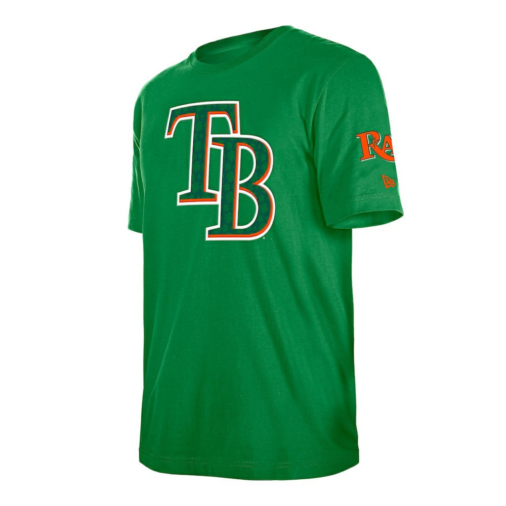 Tampa Bay Rays New Era St. Patrick's Day Shamrock Fill T-Shirt - MLB T-shirts