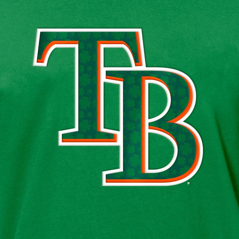 Tampa Bay Rays New Era St. Patrick's Day Shamrock Fill T-Shirt - MLB T-shirts