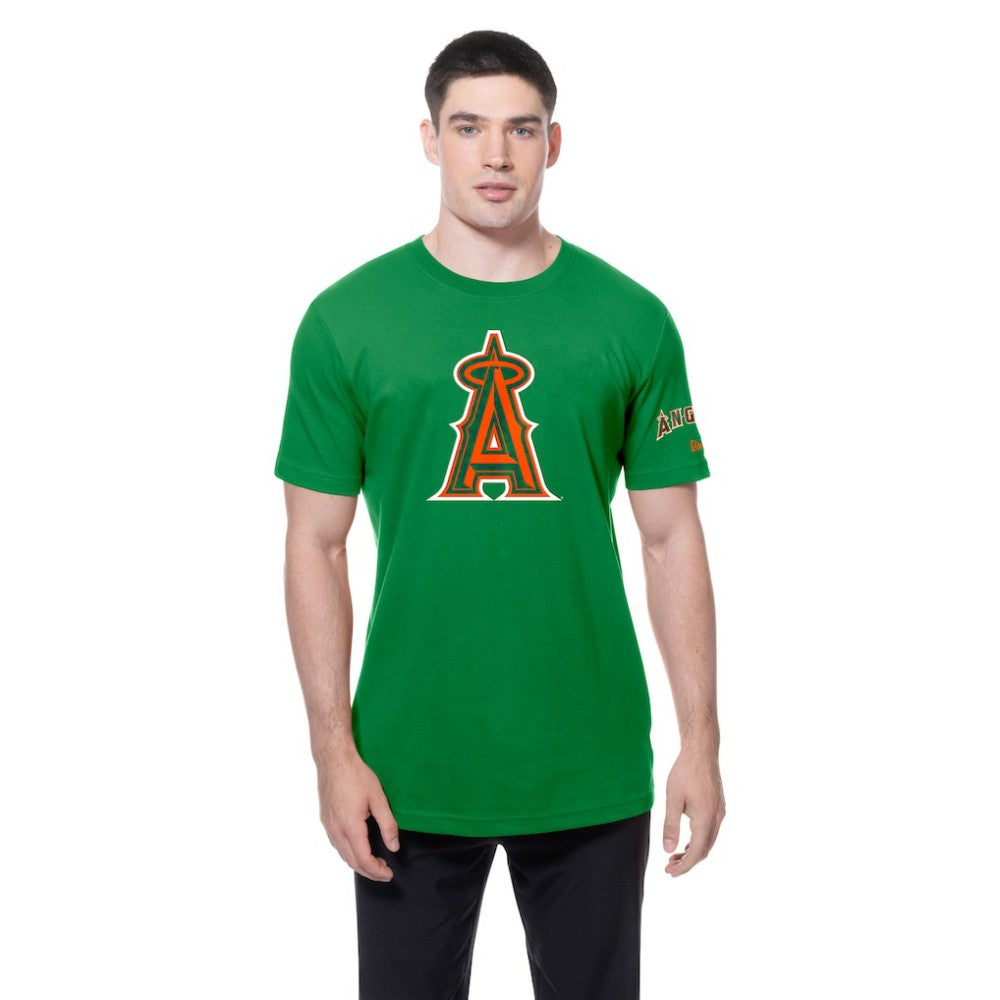 Los Angeles Angels New Era St. Patrick's Day Shamrock Fill T-Shirt - MLB T-shirts