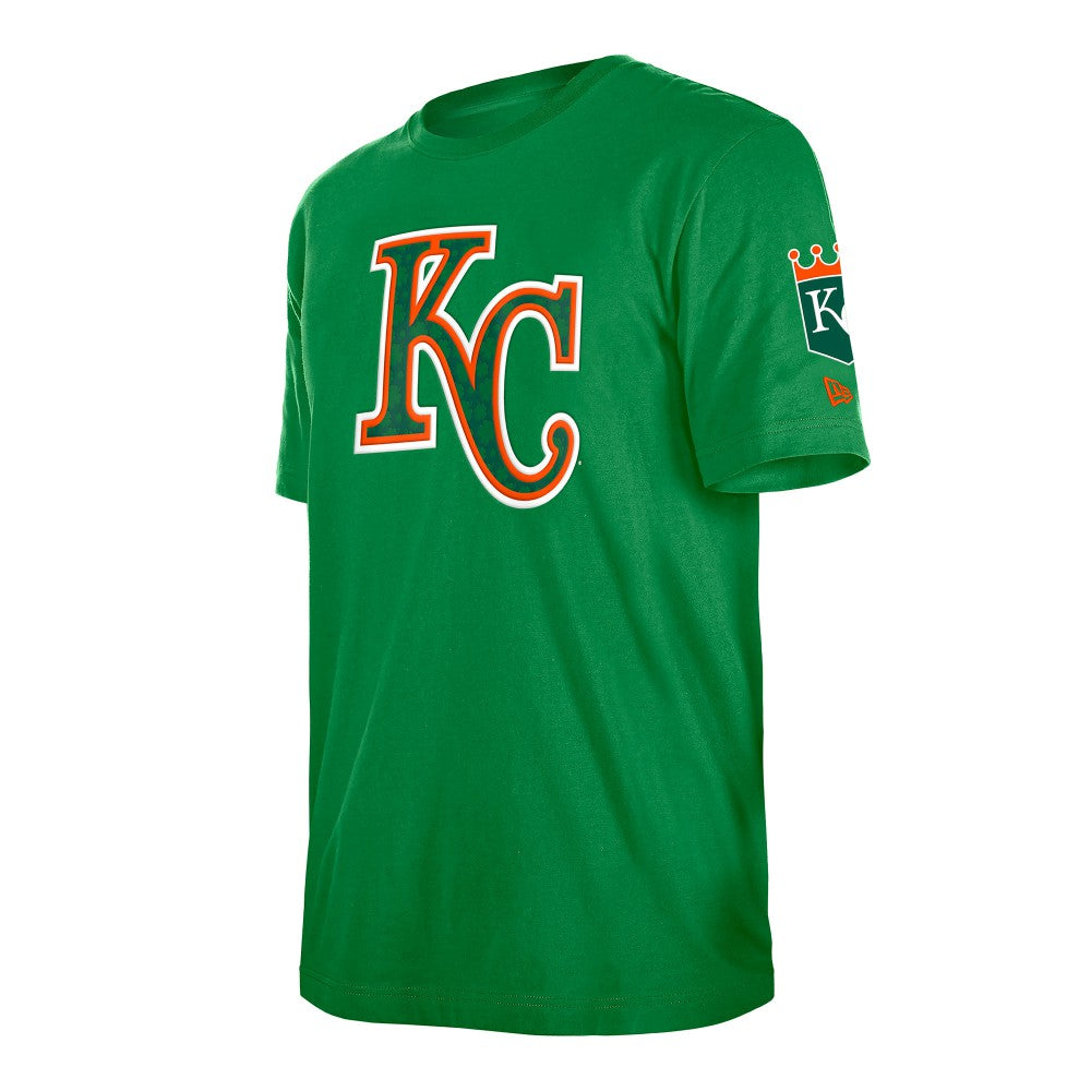 Kansas City Royals New Era St. Patrick's Day Shamrock Fill T-Shirt - MLB T-shirts