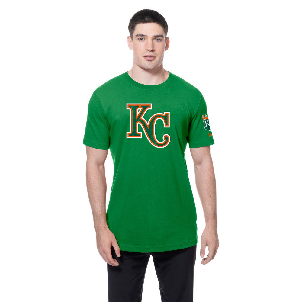 Kansas City Royals New Era St. Patrick's Day Shamrock Fill T-Shirt - MLB T-shirts