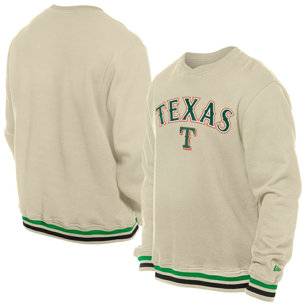 Texas Rangers New Era St. Patrick's Day Twill Pullover Sweatshirt - MLB Pullover