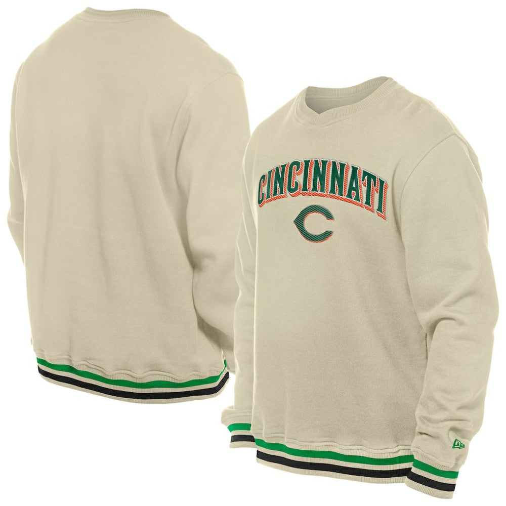 Cincinnati Reds New Era St. Patrick's Day Twill Pullover Sweatshirt - MLB Pullover