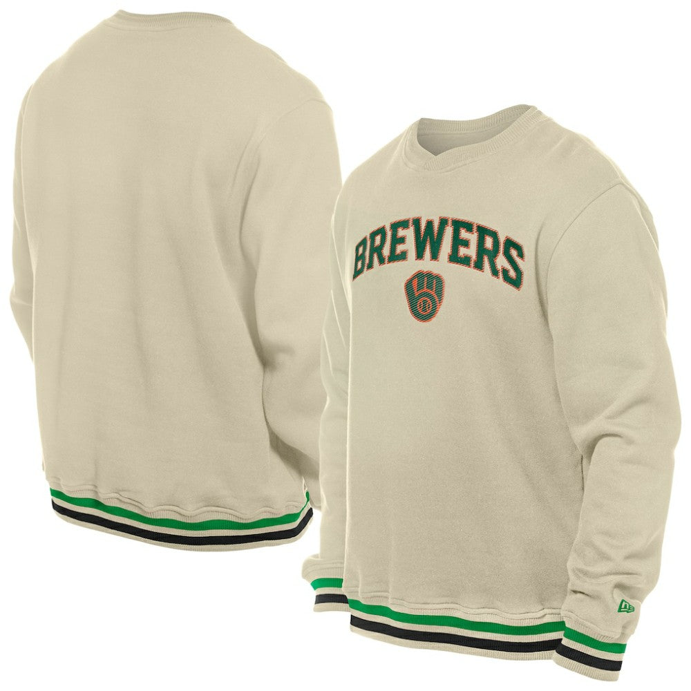 Milwaukee Brewers New Era St. Patrick's Day Twill Pullover Sweatshirt - MLB Pullover