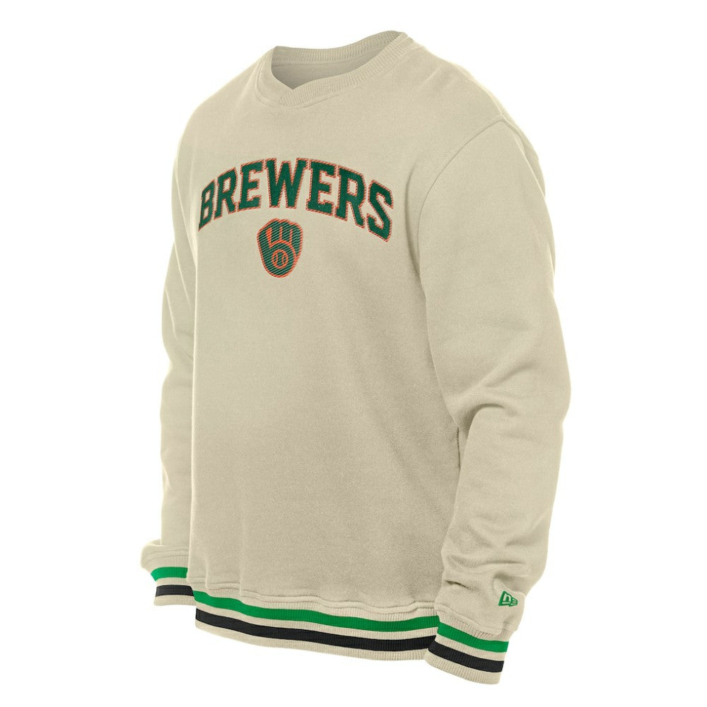 Milwaukee Brewers New Era St. Patrick's Day Twill Pullover Sweatshirt - MLB Pullover