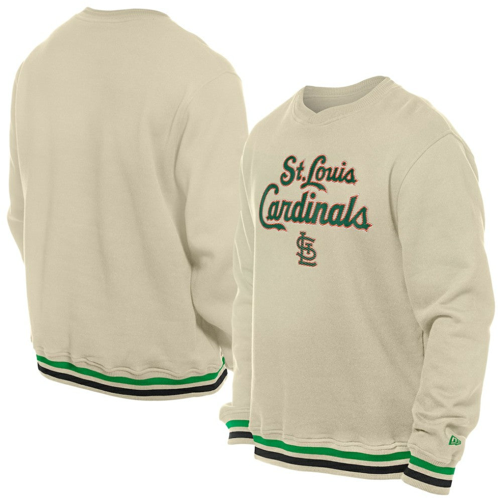 St. Louis Cardinals New Era St. Patrick's Day Twill Pullover Sweatshirt - MLB Pullover
