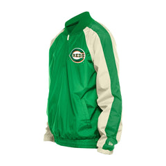 Cincinnati Reds New Era St. Patrick's Day Ripstop Raglan Quarter-Zip Windbreaker - MLB Tops