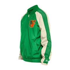 Baltimore Orioles New Era St. Patrick's Day Ripstop Raglan Quarter-Zip Windbreaker - MLB Tops
