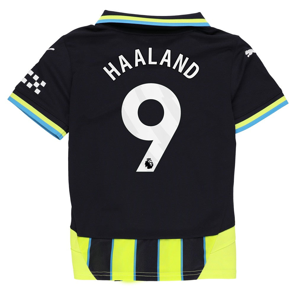 Erling Haaland Manchester City Youth 2024/25 Away Replica Player Jersey