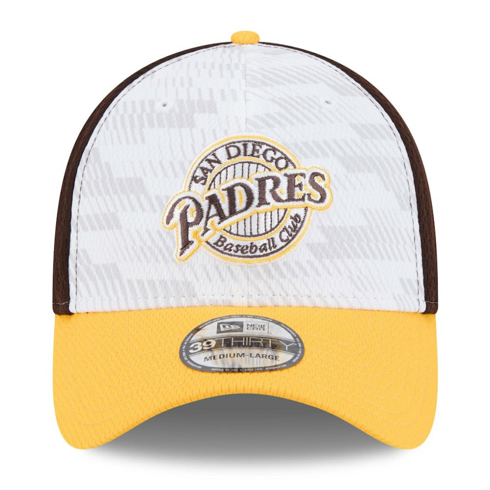 San Diego Padres New Era 2025 MLB Clubhouse 39THIRTY Flex Hat - MLB Hats
